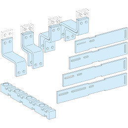 Liaison aval JdB.V - MTZ1/16 - fixe - 4P PrismaSeT P Schneider Electric - LVS04490