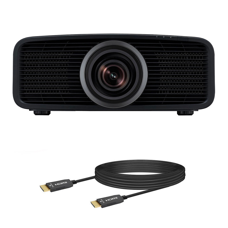 JVC DLA-NZ500 Noir + Real Cable HD-OPTIC-8K (20m)
