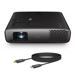 BenQ W4100i + Real Cable HD-OPTIC-8K (5m)