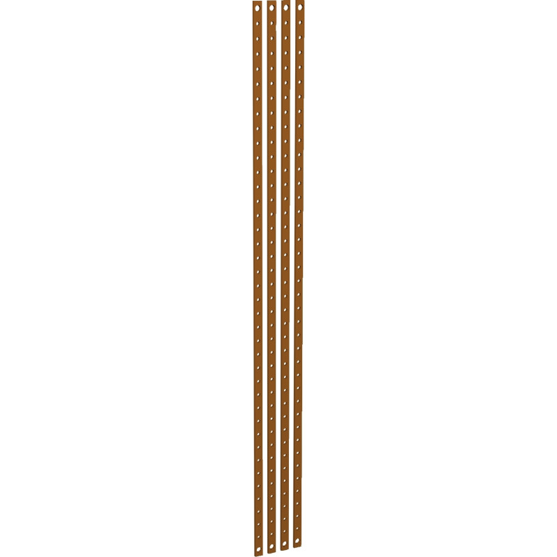 Jeu de barres en gaine 630A - barres taraudées 32x8 - L 1400 mm - lot de 4 Linergy BS Schneider Electric - LVS04174