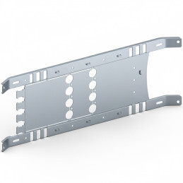 Platine de montage NSX100-250 - fixe - 4P horiz. - Cde maneton - L650 PrismaSeT P Schneider Electric - LVS03412