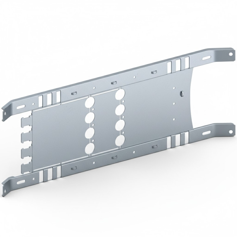 Platine de montage NSX100-250 - fixe - 4P horiz. - Cde maneton - L650 PrismaSeT P Schneider Electric - LVS03412