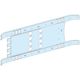 Platine de montage NSX100-250 - fixe - 4P horiz. - Cde maneton - L650 PrismaSeT P Schneider Electric - LVS03412