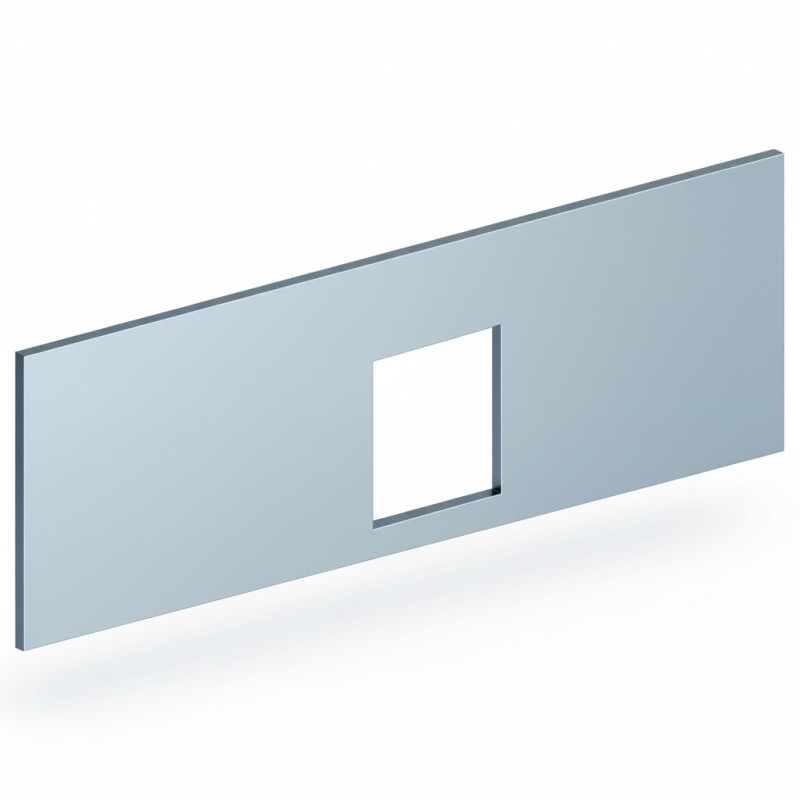 Plastron NSX250-4M-L600-horiz. -fixe-Cde maneton-RAL9003 PrismaSeT G Schneider Electric - LVS03232