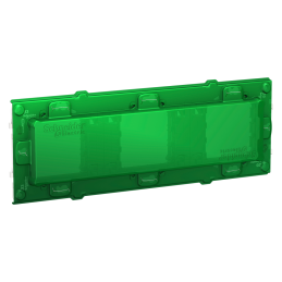 Support de fixation 6-8 mod / 3 postes + protection chantier - zamac -Unica Schneider Electric - NU7006C