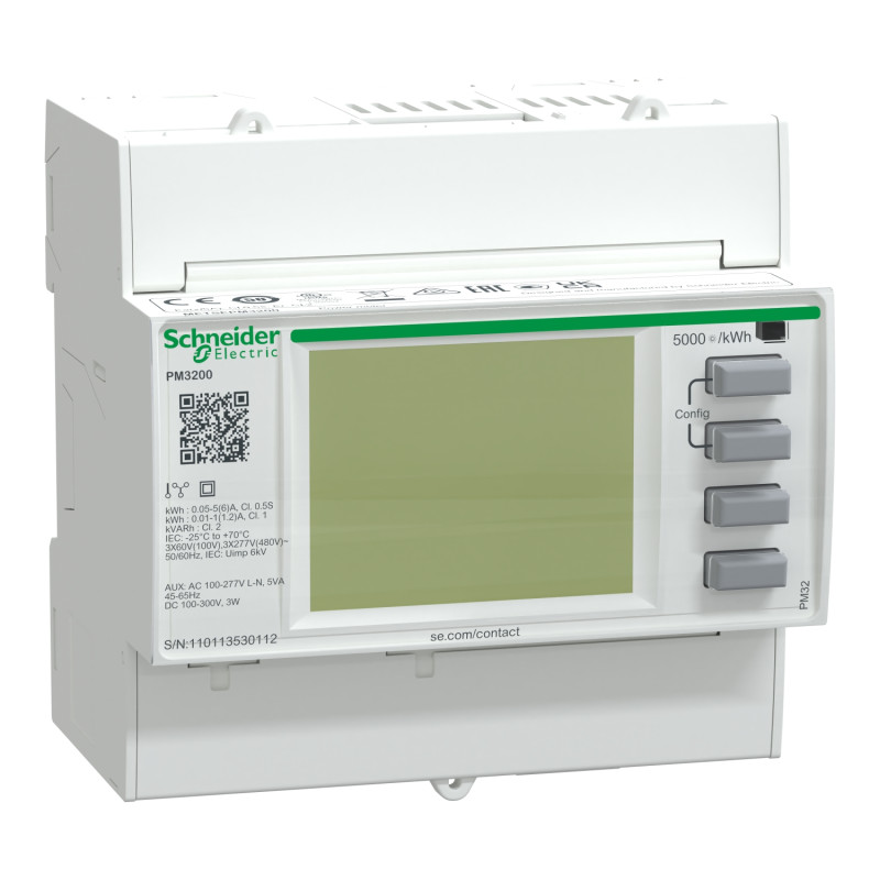 Centrale de mesure - PM3200 - modulaire PowerLogic Schneider Electric - METSEPM3200