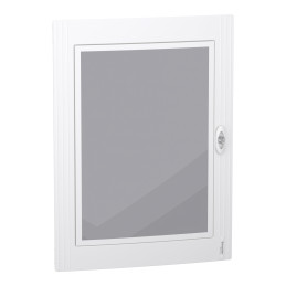 Porte transparente RAL9003 pour coffret saillie 4R 24 modules PrismaSeT XS Schneider Electric - LVSXDT424
