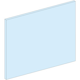 Plaque d'obturation - Bande obturateur - L1000mm H46mm PrismaSeT G Schneider Electric - LVS03220