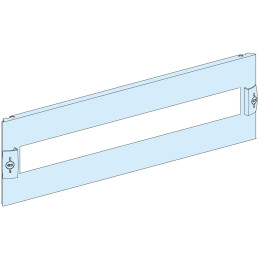 Plastron modulaire découpé - 2M - L600-RAL9003 PrismaSeT G Schneider Electric - LVS03202
