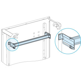 Rail accessoire d'installation réglable appareil modul. - Coffret ou armoire L600 PrismaSeT G Schneider Electric - LVS03002
