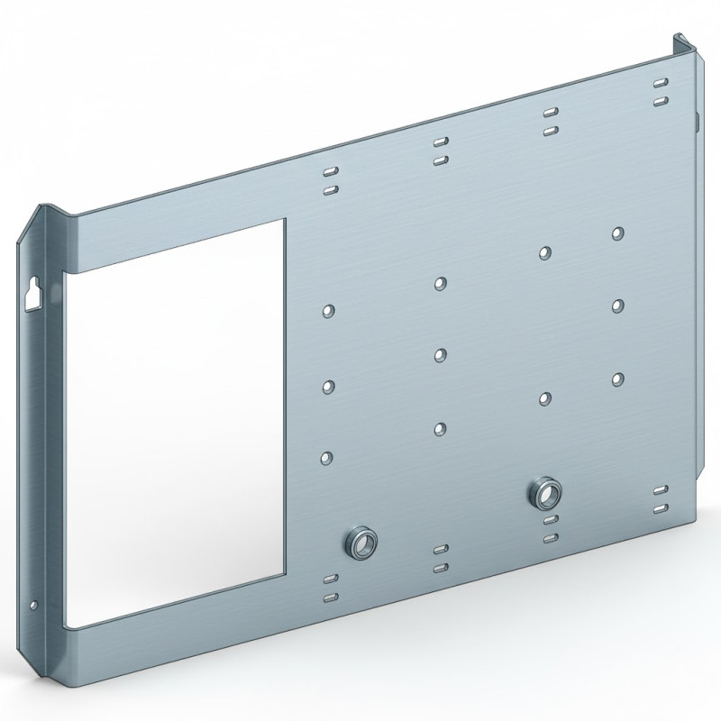 Platine NSX630 horizontal - fixe-Cde maneton-RAL9003 PrismaSeT G Schneider Electric - LVS03070