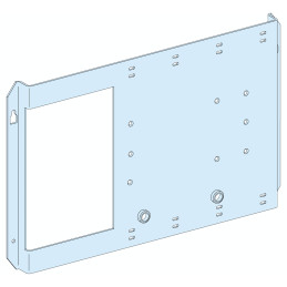 Platine NSX630 horizontal - fixe-Cde maneton-RAL9003 PrismaSeT G Schneider Electric - LVS03070