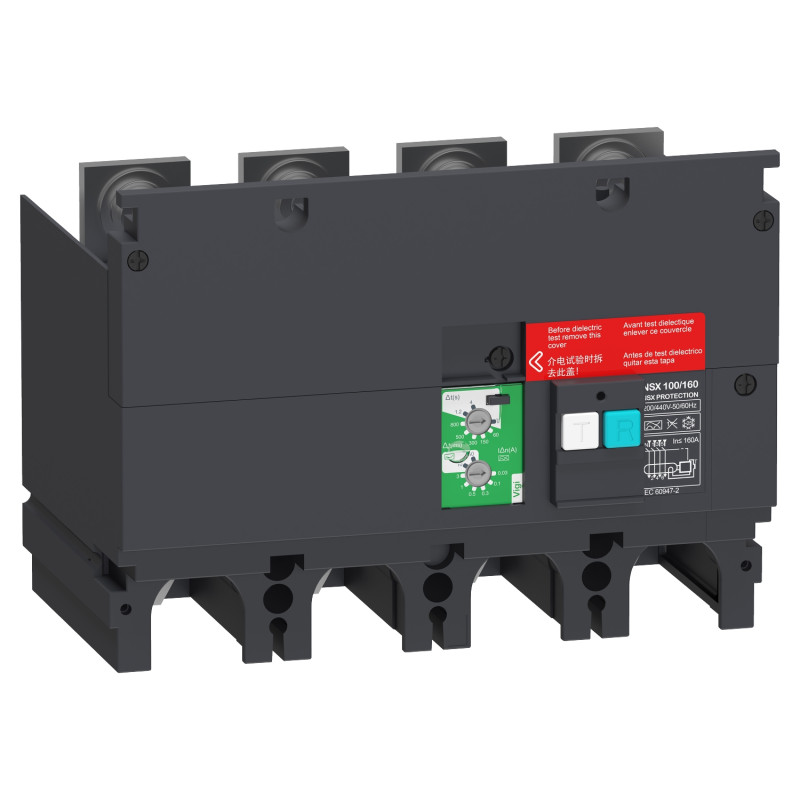 Bloc vigi - 4P - seuil 0,03 à 30A - 200/440Vca pr NSX160 ComPacT VigiPacT NSX Schneider Electric - LV429489