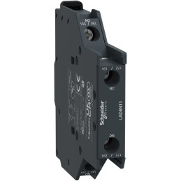 Bloc de contact auxiliaire latéraux - 1F+1O - bornes vis-étriers vTeSys D Schneider Electric - LAD8N11