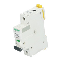 Disjoncteur - 1P - 4A - Courbe C - 230Vca - 6000A/50kA Acti9 iC60N Schneider Electric - A9F74104