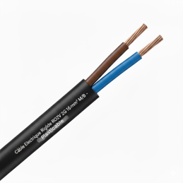 Câble Electrique Rigide R2V - RO2V - HG1000 - U-1000 R2V 2G16mm² M/B - Plasticable