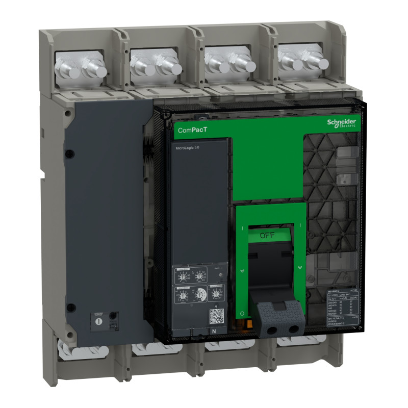 Disjoncteur - MicroLogic 5.0 1600A - 4P - 50kA - fixe - manuel ComPacT NS1600N Schneider Electric - C160N450FM