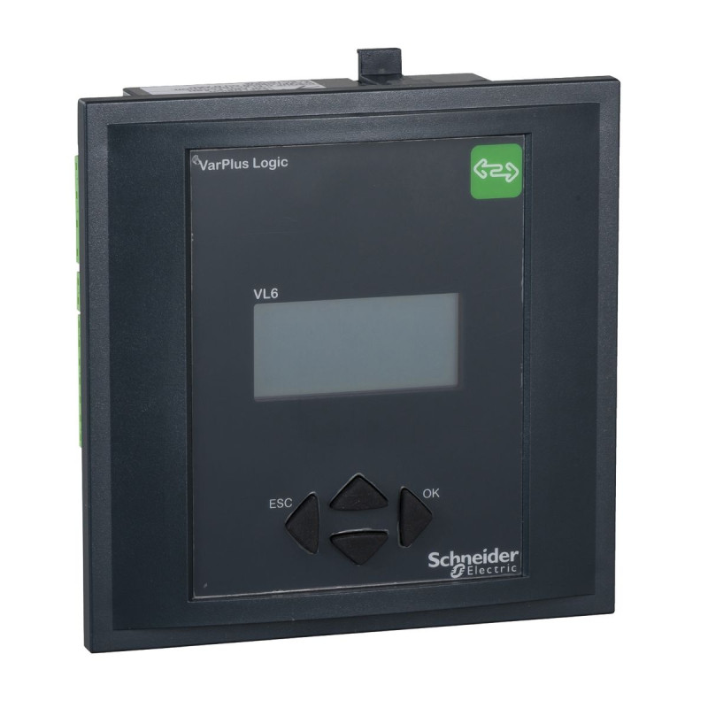 Contrôleur de facteur de puissance - régulateur - 6 contacts sortie, VarPlus Logic VPL6 Schneider Electric - VPL06N