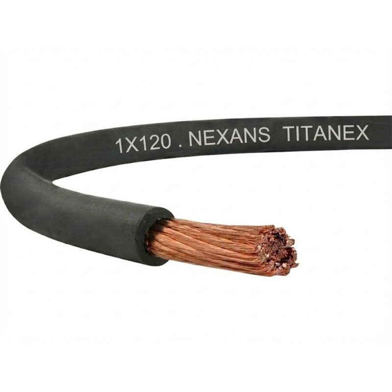Câble électrique souple titanex 1G120mm² - Nexans - 10211732