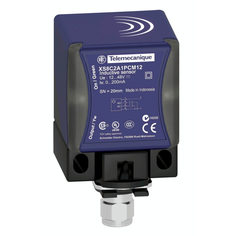 Détecteur de proximité Telemecanique Sensors, SN20 mm, 40X40X70mm, 12→48 V c.c. 