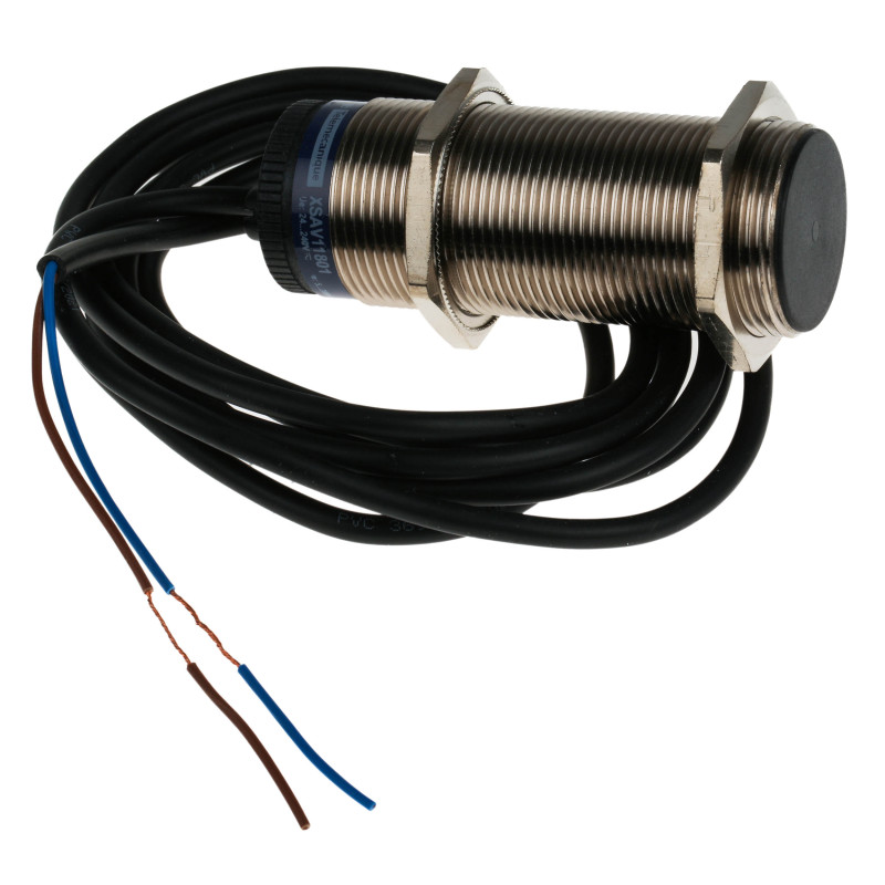 Détecteur inductif XS6 cylindrique L62mm M30 Sn15mm câble 2m, Schneider Electric - XS630B1MAL2
