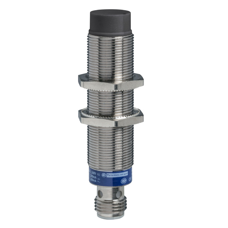 Détecteur inductif métallique fileté M18 - L72mm - Sn12mm - PNP-NO 12-48V - TeSensors XS Schneider Electric - XS618B4PAM12