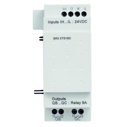 Module d'extension E/S TOR - 6 entrées/sorties - 24VDC Zelio Logic Schneider Electric - SR3XT61BD