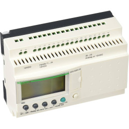 Relais intelligent modul.- 26 E/S - 12Vcc - horloge - affichage Zelio Logic Schneider Electric - SR3B261JD