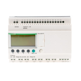 Relais intelligent modul.- 24 E/S - 24Vca - horloge - affichage Zelio Logic Schneider Electric - SR3B261B