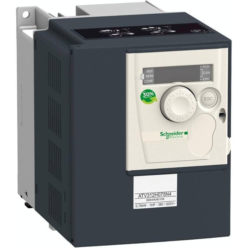 Variateur de vit. - 0,55kW - 1,8kVA - 37W - 380..500V - Altivar ATV312 - ATV312H055N4