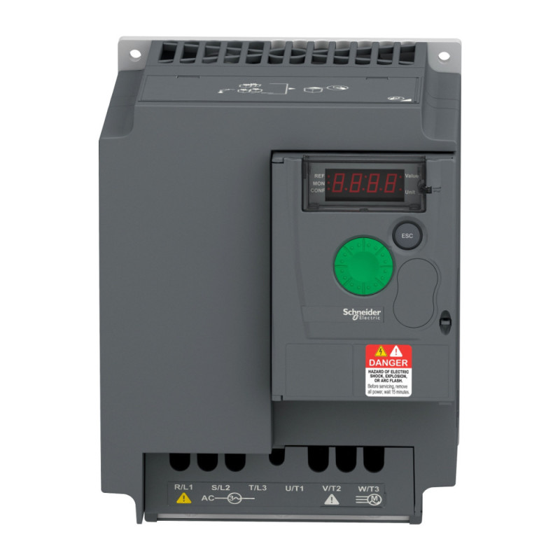 Variateur de vitesse ATV310 - 4 kW - 5,5 hp - 380...460 V - 3 phases - Schneider Electric - ATV310HU40N4E