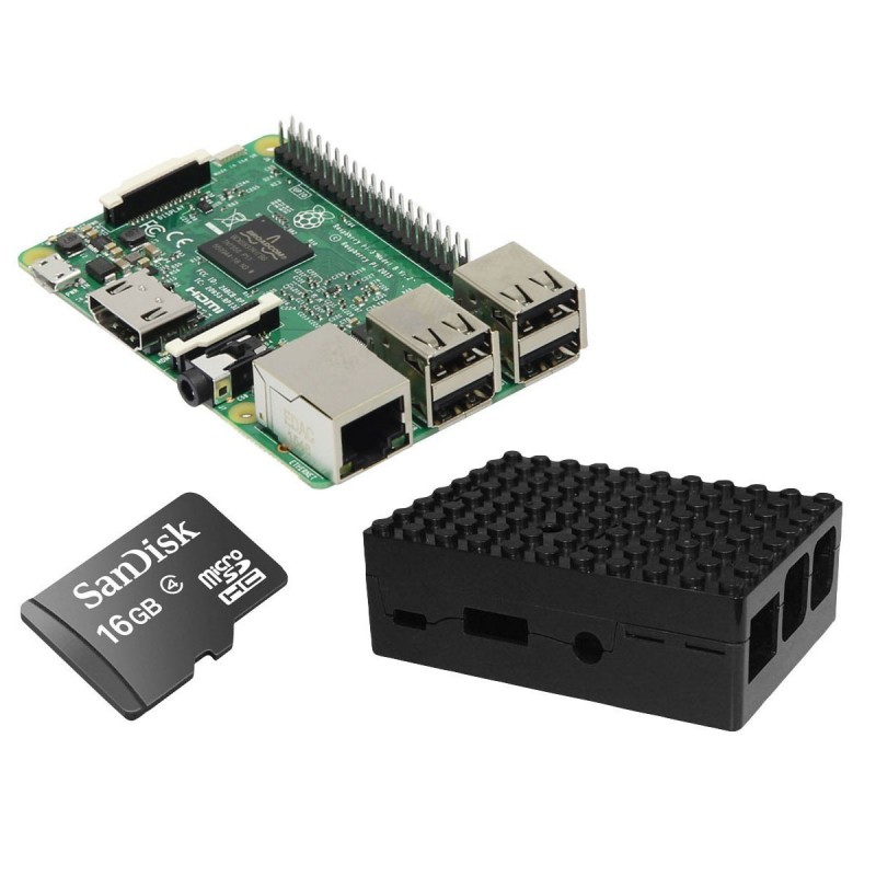 Raspberry Pi 3 Starter Kit (noir)