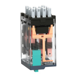 Relais de puissance miniature - Zelio RXM - 2 CO - 24 V CC - LED - Schneider Electric - RXM2AB2BD