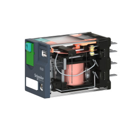 Relais de puissance miniature - Zelio RXM - 2 CO - 24 V CC - LED - Schneider Electric - RXM2AB2BD