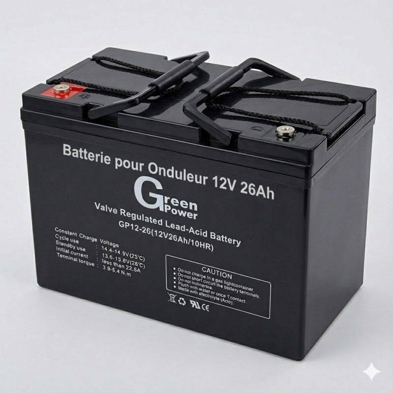 Batterie pour Onduleur 12V 26Ah