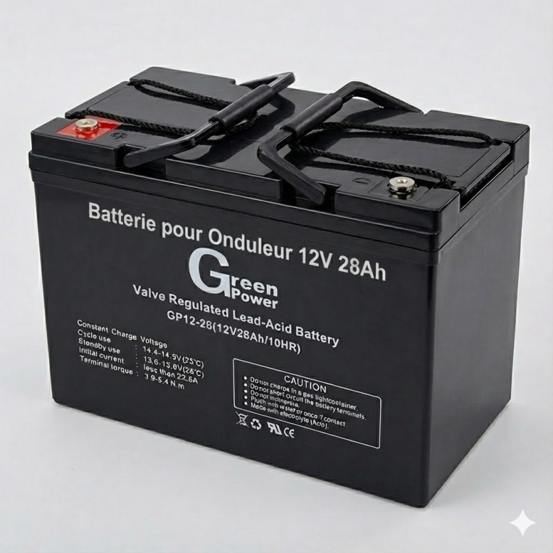 Batterie pour Onduleur 12V 28Ah Batterie pour Onduleur 12V 28Ah