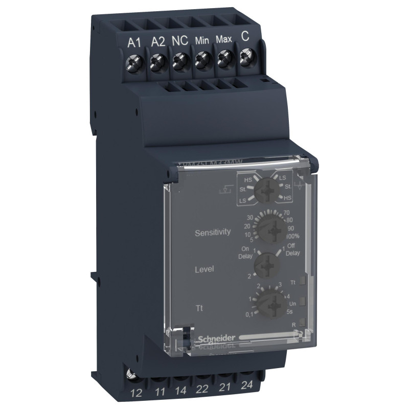 Relais de contrôle de niveau de liquide - 24..240Vca/cc Harmony RM35-L Schneider Electric - RM35LM33MW