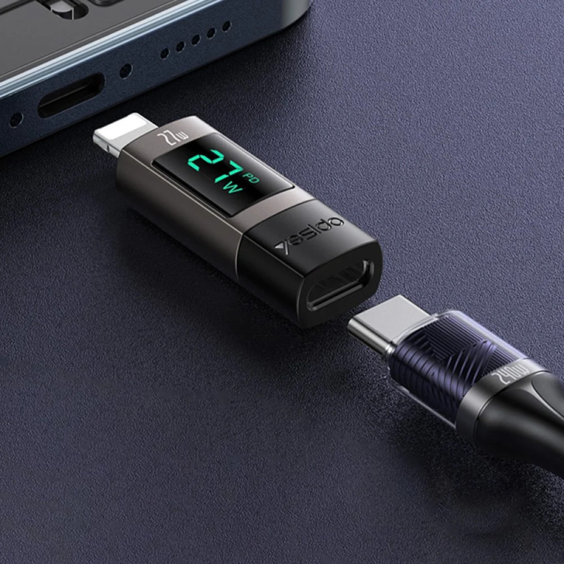 Adaptateur d’affichage numérique – 27W USB-C/Type-C - YESIDO - GS25