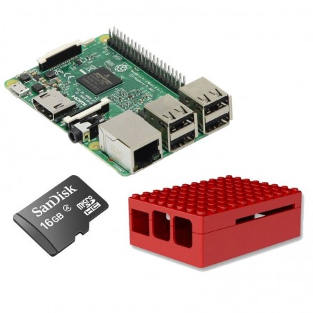 Raspberry Pi 3 Starter Kit (rouge)