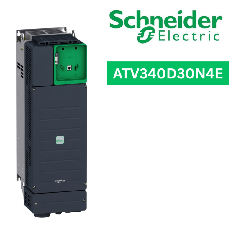 Variateur de vitesse - 30kW - 400V - haute performance avec Ethernet - Altivar - Schneider Electric - ATV340D30N4E