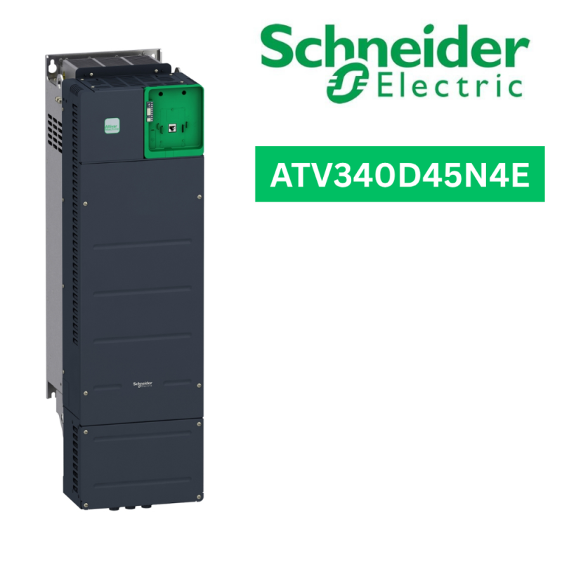 Variateur de vitesse 45KW 60HP 400V sans ETHERNET - Schneider Electric - ATV340D45N4E