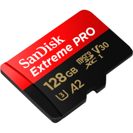 Carte Mémoire SanDisk Extreme PRO microSDXC 128 Go + Adaptateur SD 200 Mo/s, Classe 10, U3, V30- SDSQXCD-128G-GN6MA Carte Mémoire SanDisk Extreme PRO microSDXC 128 Go + Adaptateur SD 200 Mo/s, Classe 10, U3, V30- SDSQXCD-128G-GN6MA
