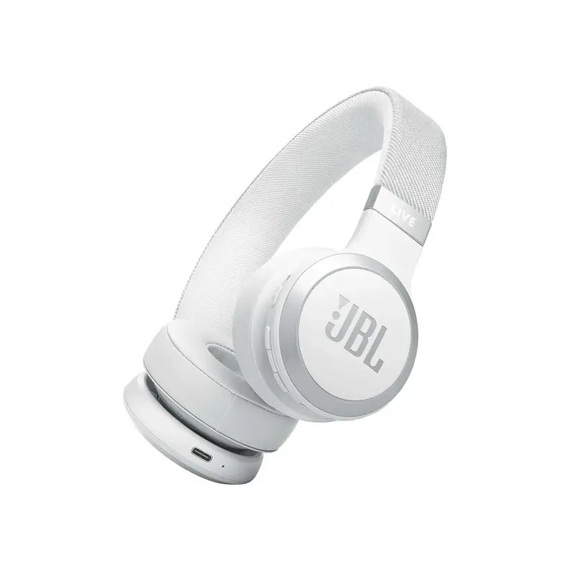 Casque supra-auriculaire 65H d'autonomie – Blanc - JBL - Live 670NC