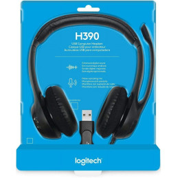 CASQUE D'ordinateur Avec Audio Numérique Amélioré-LOGITECH USB H390