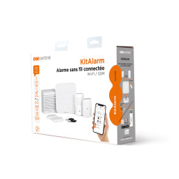 Kit d'Alarme connecté Sans Fil GSM et Wi-Fi 4G KITALARM SCS - SAL0059