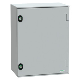 Coffret polyester 430x330x200 - IP66 Ral 7035 - PanelSeT Schneider Electric - NSYPLM43G