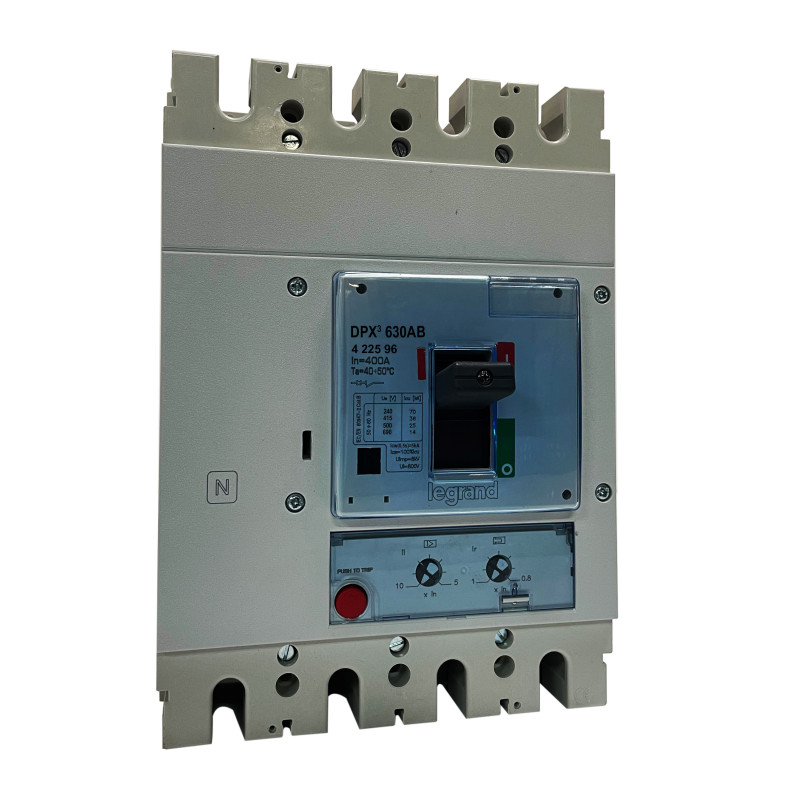 Disjoncteur de branchement DPX³400AB 400A 4P sans mesure intégrée - version Enedis Legrand - 422596