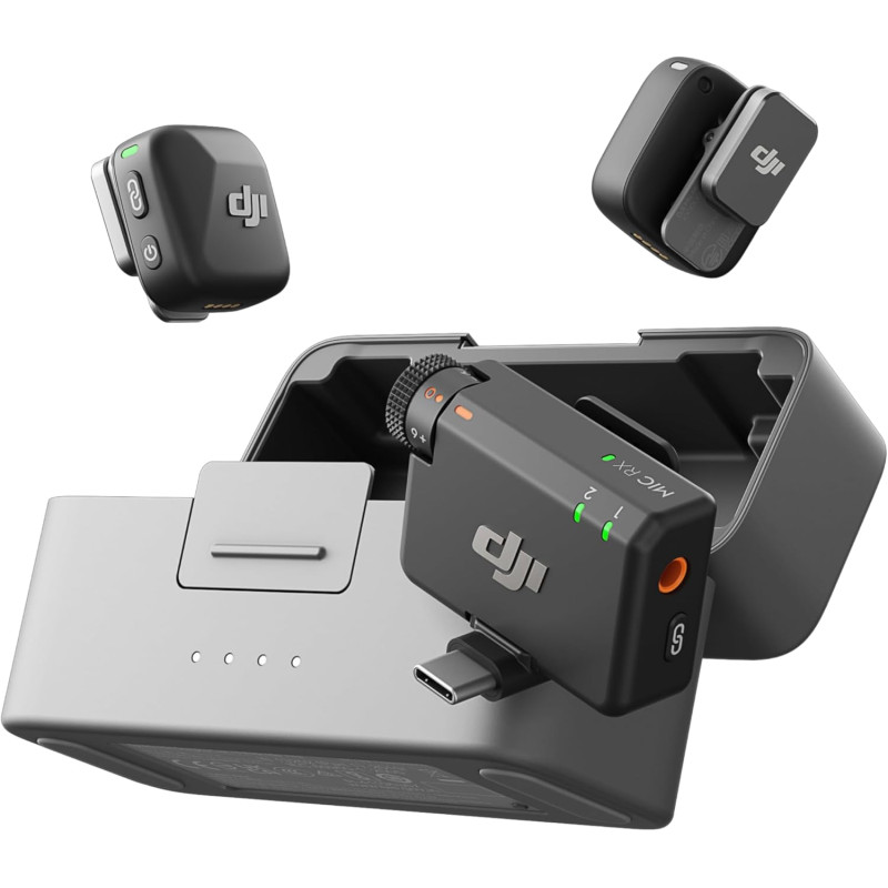 Micro cravate sans fil Type C – 48h d’autonomie- DJI Mic Mini