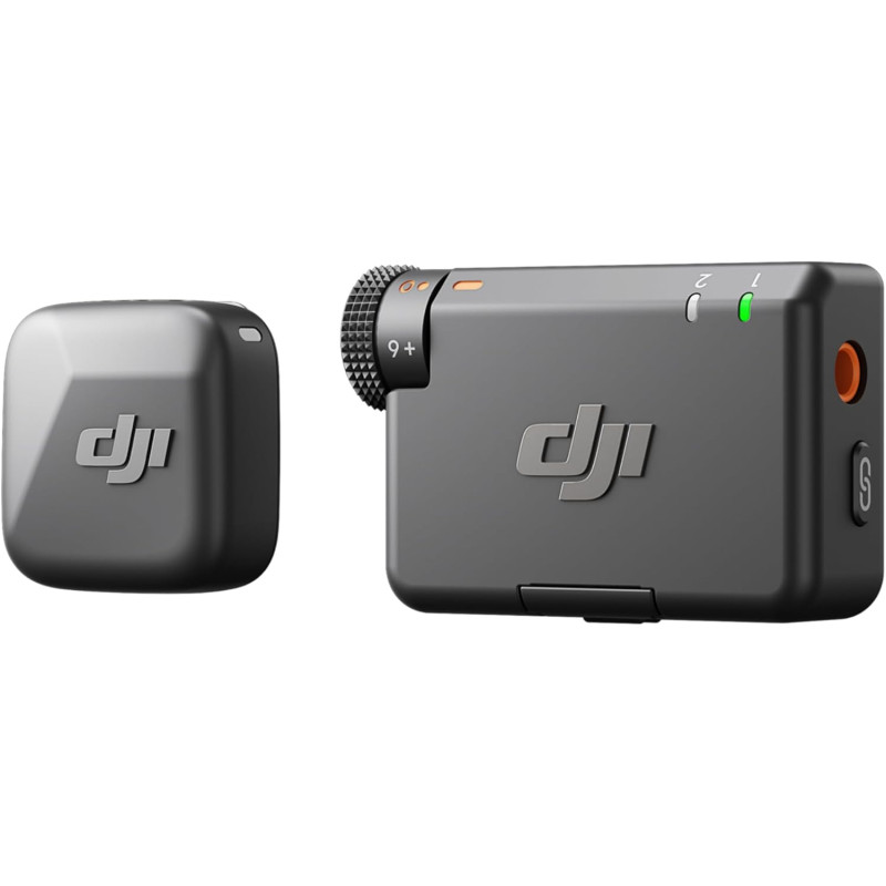 Micro cravate sans fil 8h d’autonomie avec Boitier de recharge -DJI Mic Mini – 1 micro 1TX + 1RX