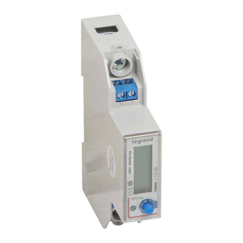 Compteur 45A Monophasé 1 Module RS485 - LEGRAND - 412068 Compteur 45A Monophasé 1 Module RS485 - LEGRAND - 412068